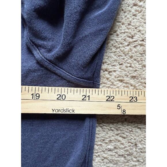 Dolce & Gabbana Silk Long Sleeve Button Front Hoodie Navy Blue Women Sz 14 EU 50 - Picture 11 of 13